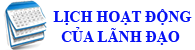 Lịch Hoạt Động