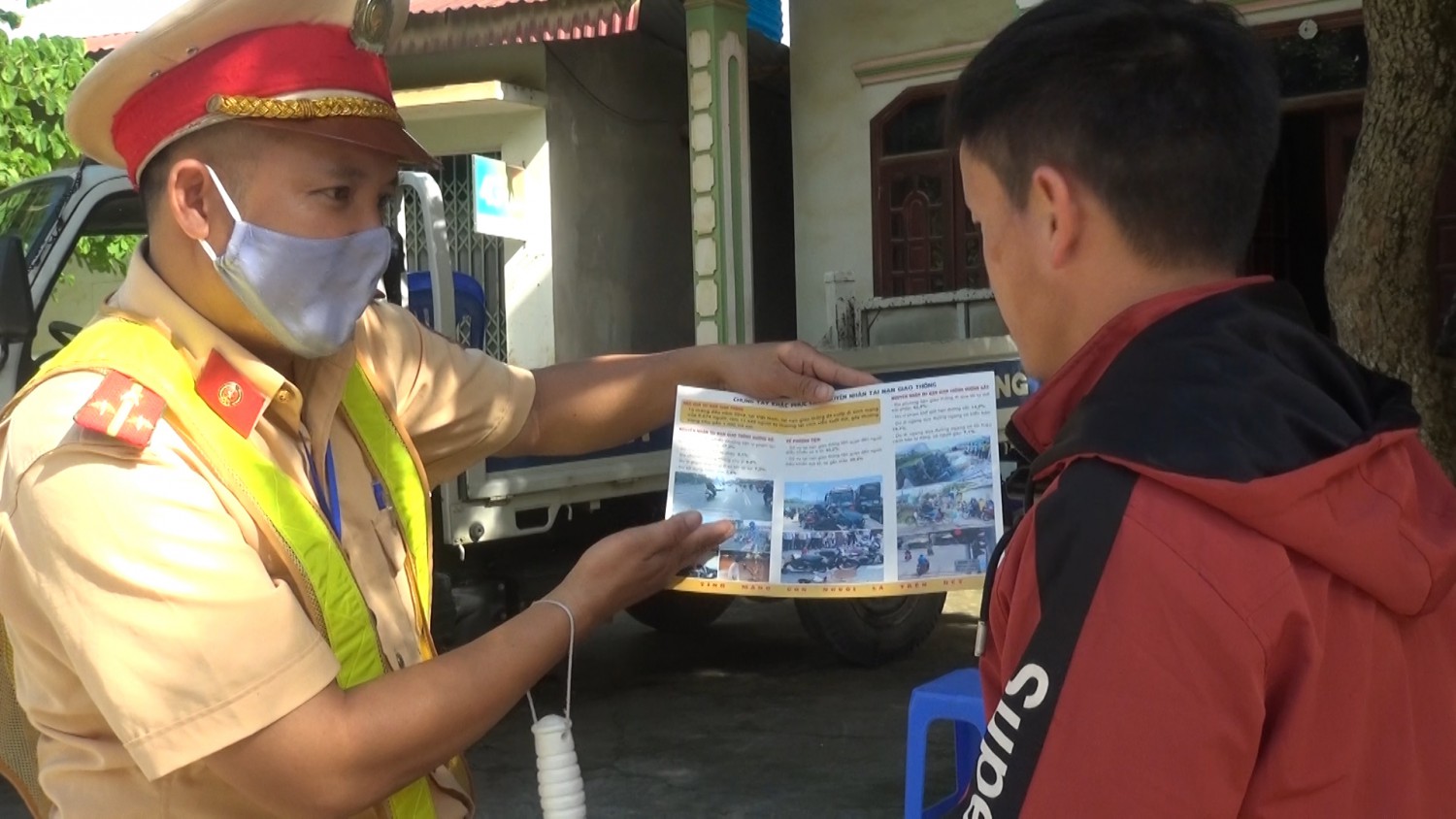 công an huyện Tuần Giáo  đảm bảo an ninh trật tự phục vụ bầu cử