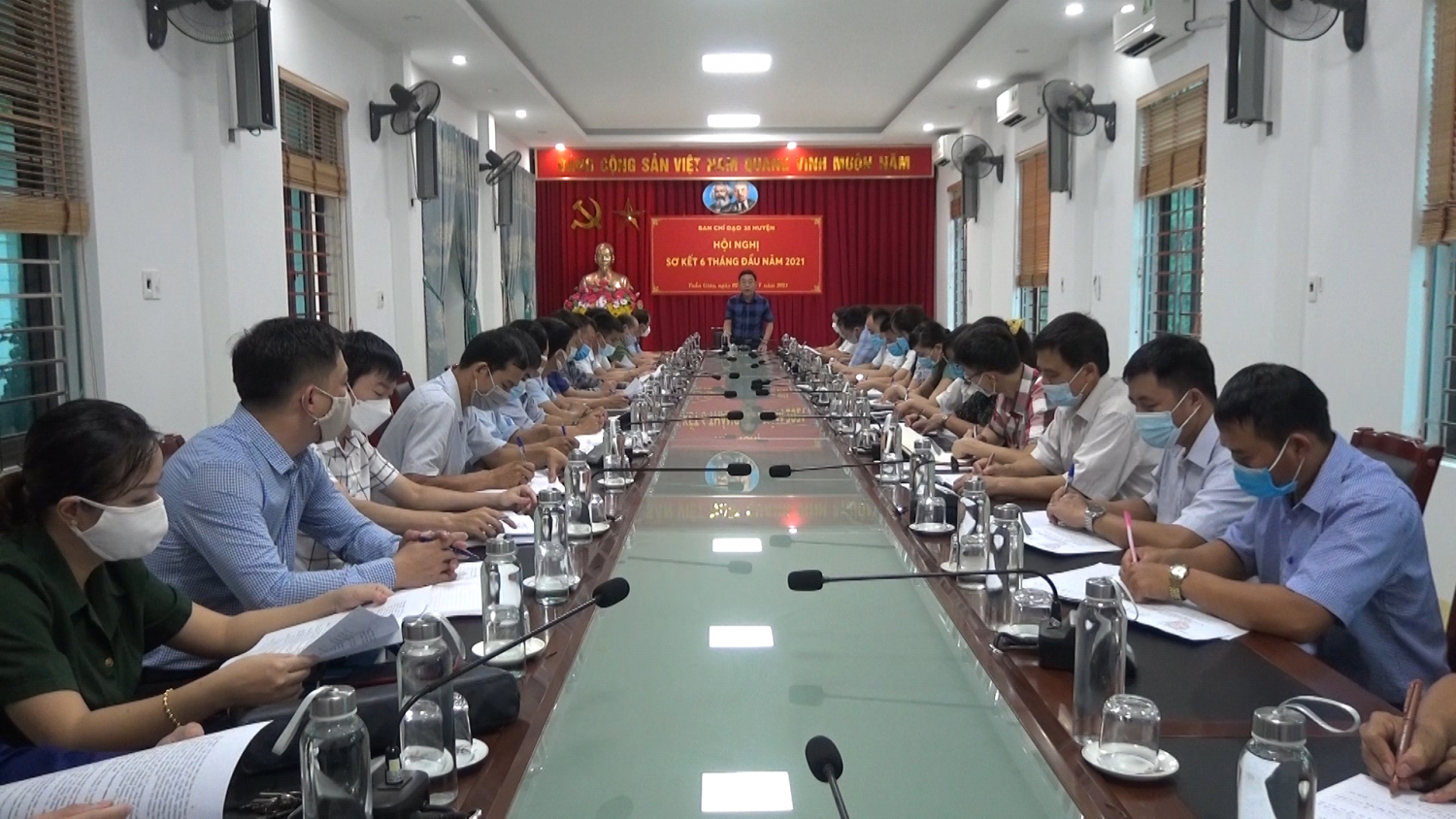 Ban chỉ đạo 35 huyện Tuần Giáo đã tổ chức hội nghị sơ kết 6 tháng đầu năm