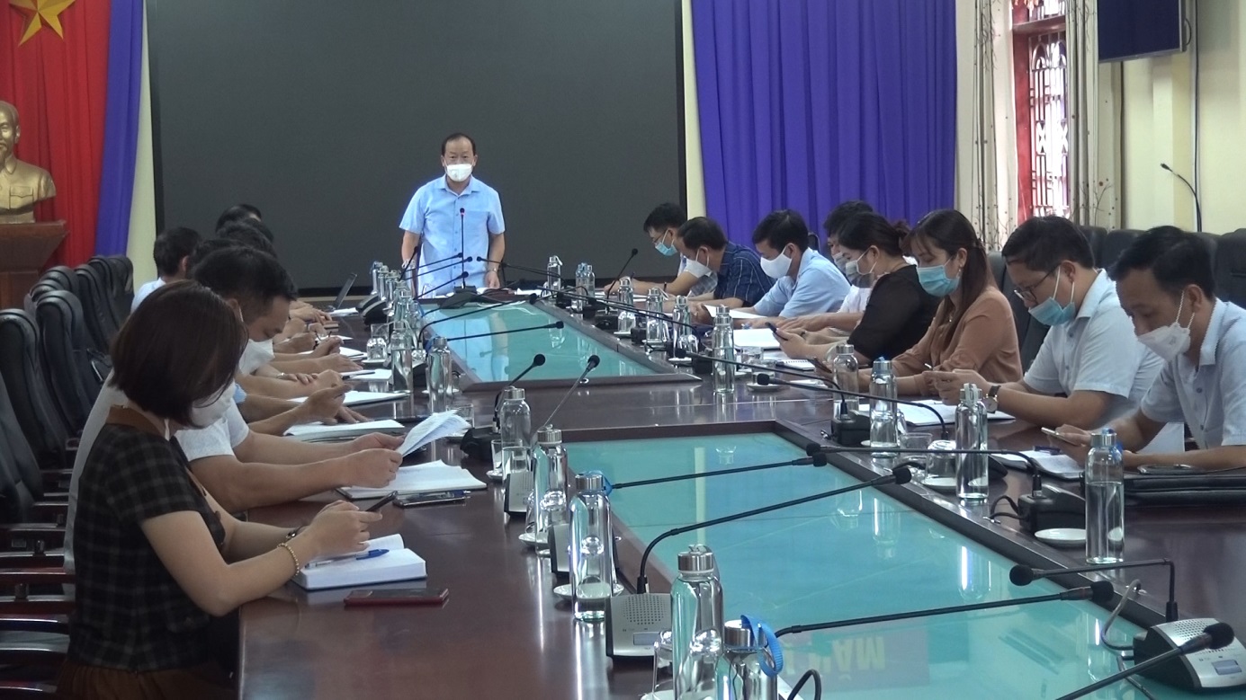 BCĐ phòng chống dịch Covid-19 huyện Tuần Giáo họp triển khai các giải pháp phòng, chống dịch