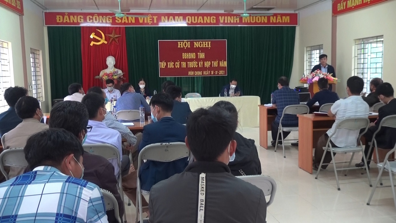 Đại biểu HĐND tỉnh tiếp xúc cử tri trước kỳ họp thứ 5, Nhiệm kỳ 2021 – 2026