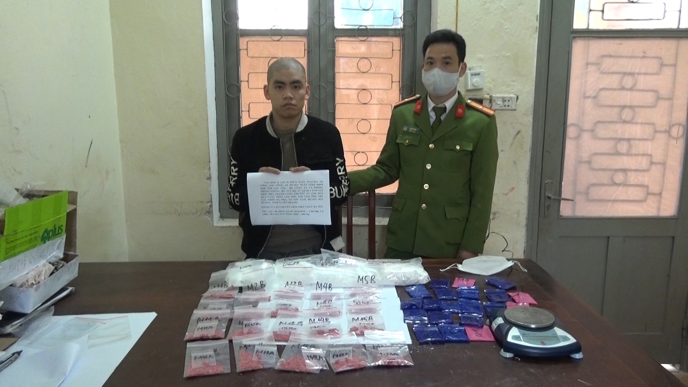 Tuần Giáo phá thành công chyên án 225P thu giữ 4 bánh Heroin và trên 4.000 viên ma túy tổng hợp