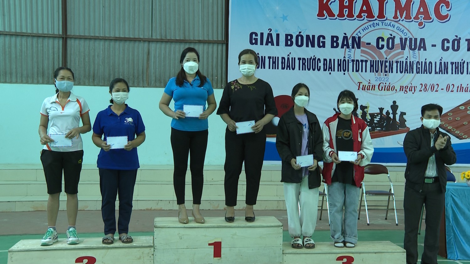 Bế mạc, trao thưởng giải cờ vua, cờ tướng bóng bàn năm 2022