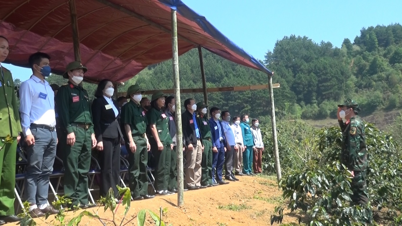 Diễn tập chiến đấu phòng thủ xã Tỏa Tình năm 2022