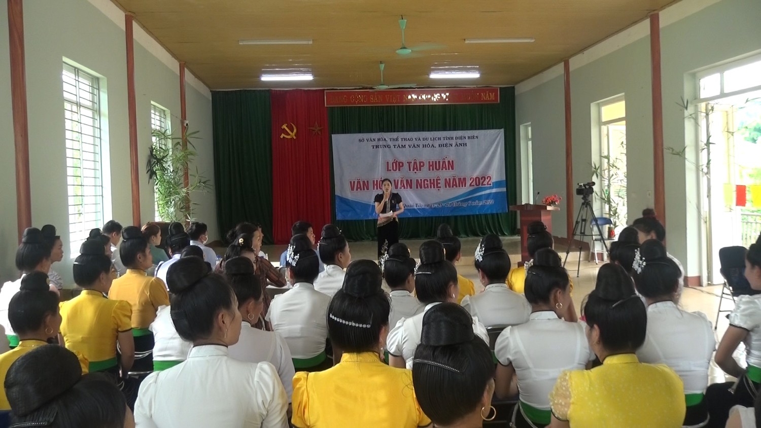 Bế mạc lớp tập huấn nghiệp vụ văn hoá văn nghệ năm 2022 tại 2 xã Ta Ma và Quài Tở