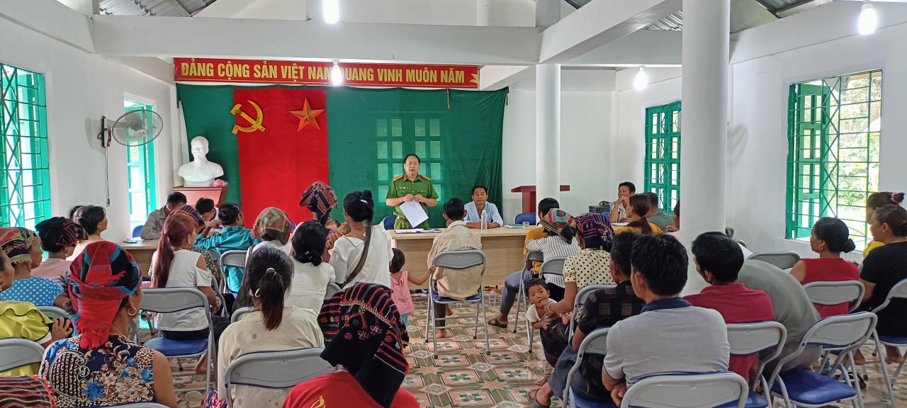 Công an huyện Tuần Giáo nỗ lực thực hiện Đề án 06