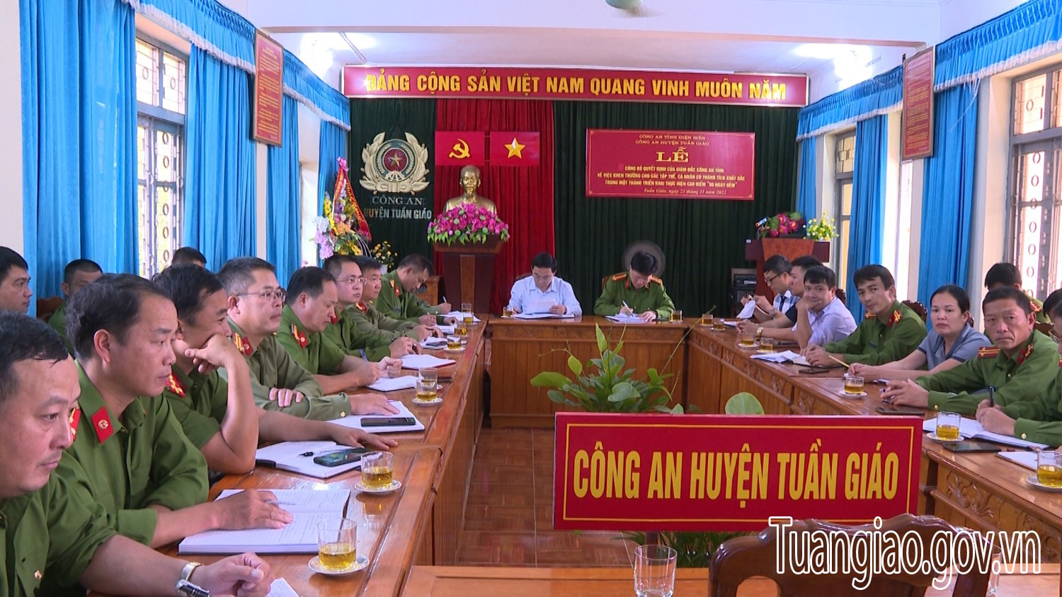 Hội nghị trực tuyến tổng kết công tác tổ chức ngày hội toàn dân BV ANTQ năm 2022