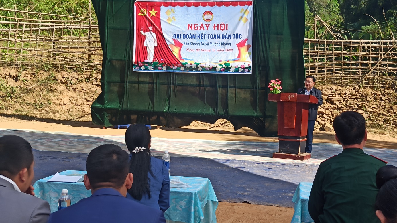 Mường Khong sổi nổi Ngày hội Đại đoàn kết toàn dân tộc năm 2022