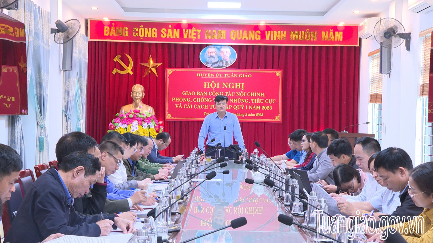 Hội nghị giao ban công tác công tác nội chính, phòng chống tham nhũng, tiêu cực và cải cách tư pháp quý 1 năm 2023