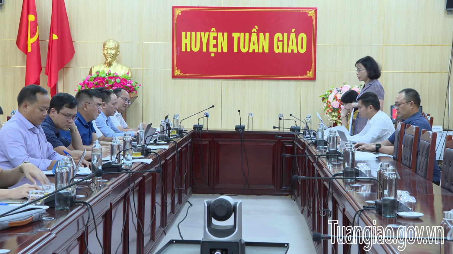 Đoàn giám sát Ban pháp chế HĐND tỉnh làm việc tại Tuần Giáo