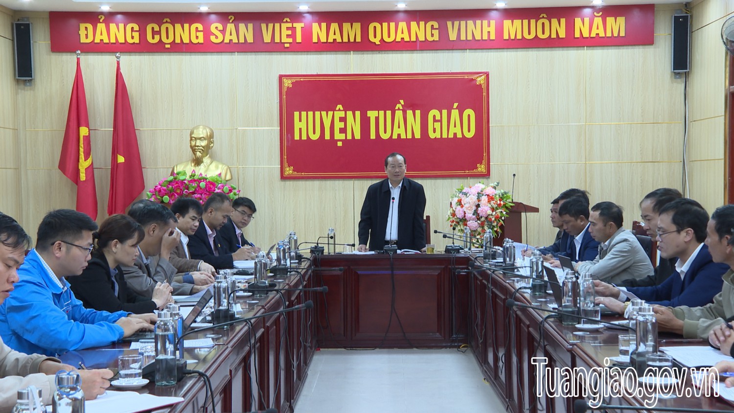 Phiên họp quý IV Ban đại diện Hội đồng Quản trị Ngân hàng Chính sách xã hội huyện Tuần Giáo