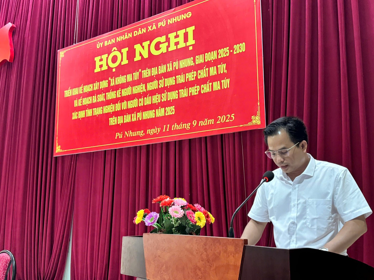 Pú Nhung quán triệt, triển khai xây dựng “xã không ma túy” năm 2025