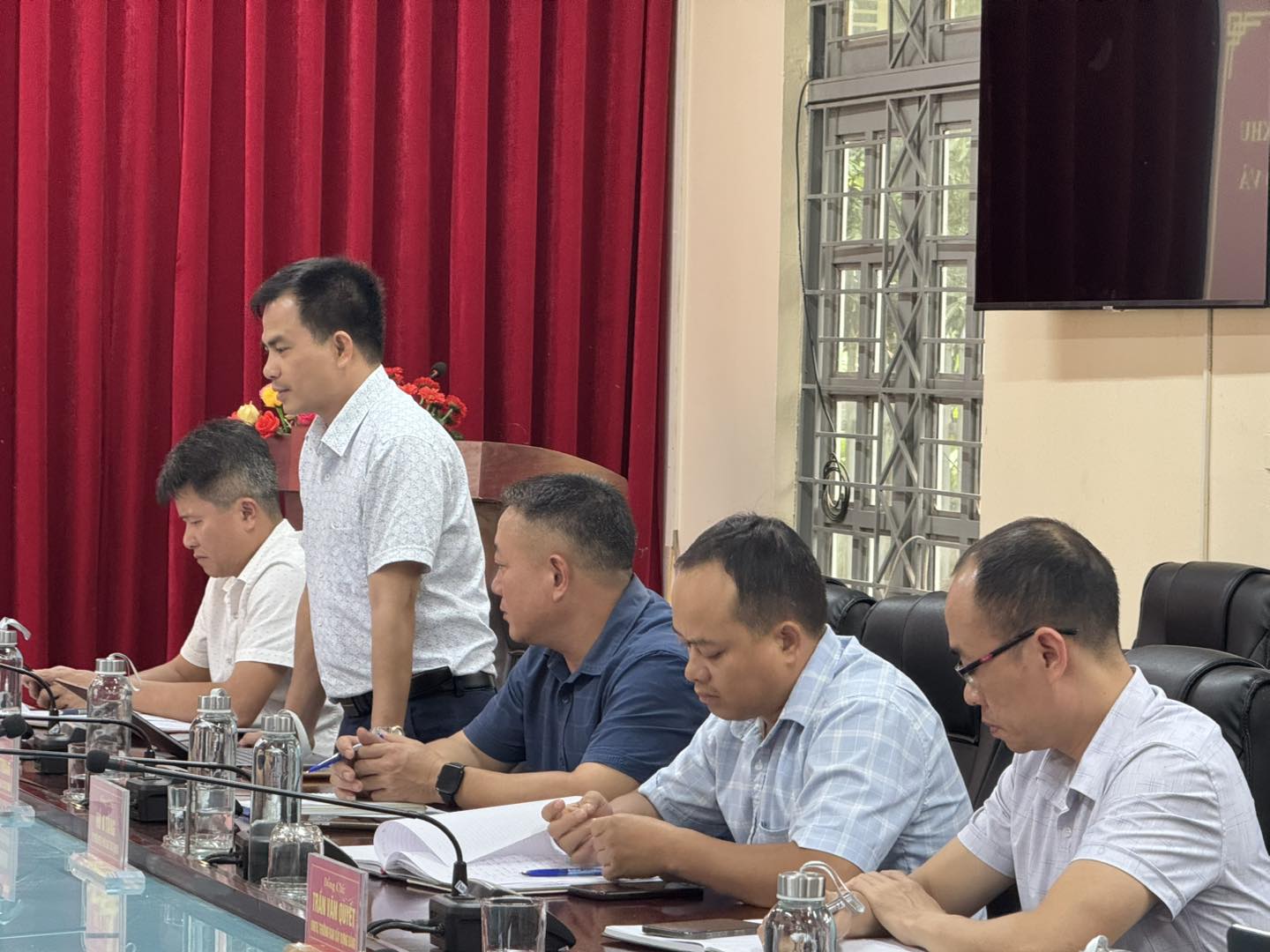 Xã Pú Nhung làm việc với Trung tâm dịch vụ nông nghiệp khu vực 3