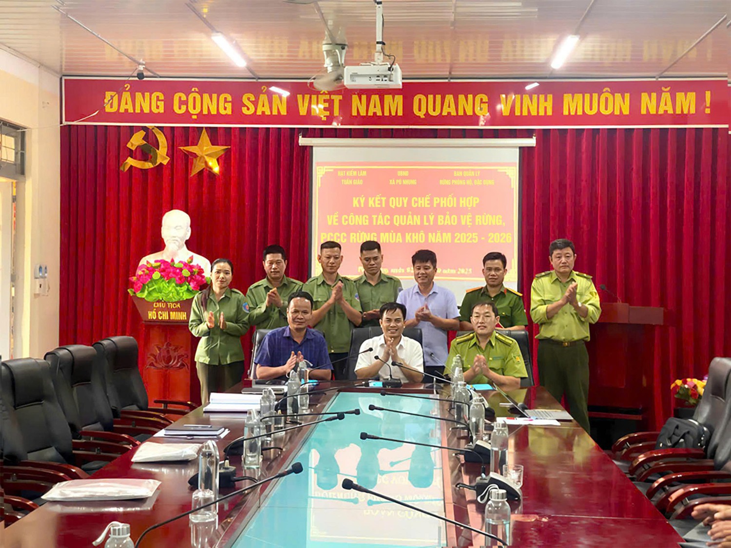 Ký kết quy chế phối hợp về công tác quản lý bảo vệ...