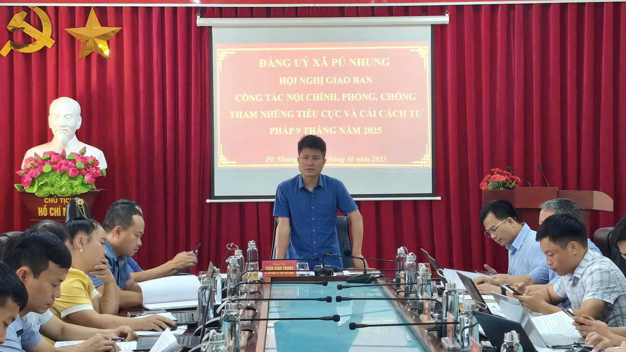 Hội nghị giao ban công tác nội chính, phòng, chống...