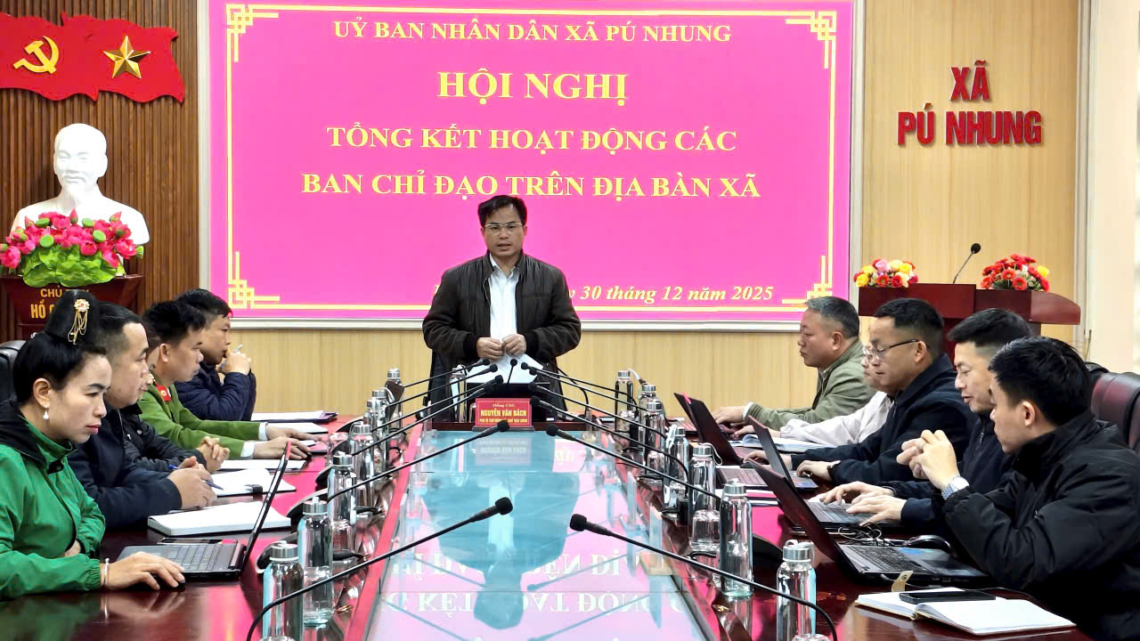 UBND xã Pú Nhung tổ chức họp tổng kết hoạt động...